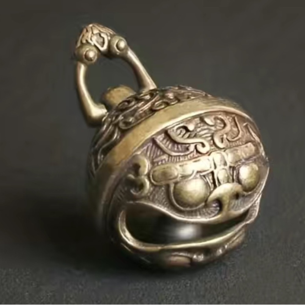 Solid brass bell